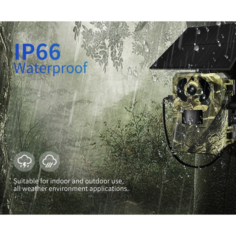 ESCAM QF380 4MP Network Solar PIR Alert Smart Wildlife Hunting Camera, 4G: