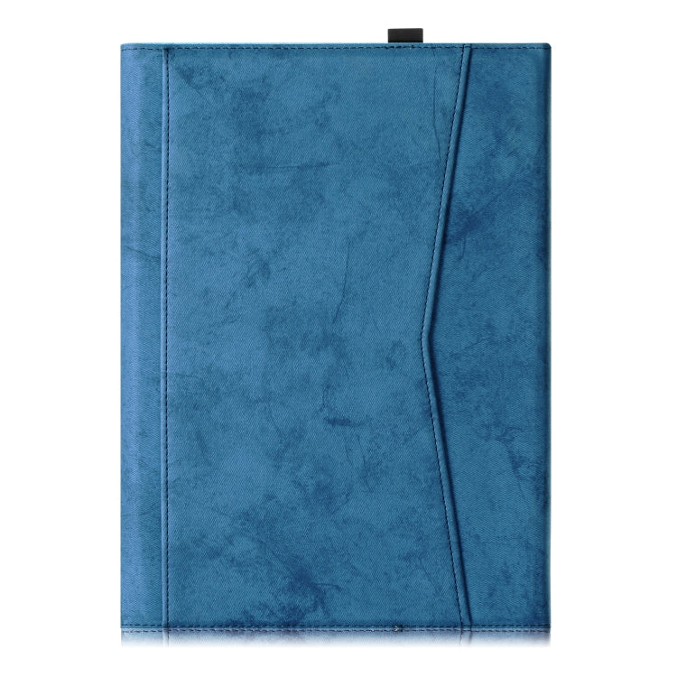 For iPad 10.2 Marble Cloth Texture Horizontal Flip Leather Tablet Case with Pen Slot & Holder & Keyboard