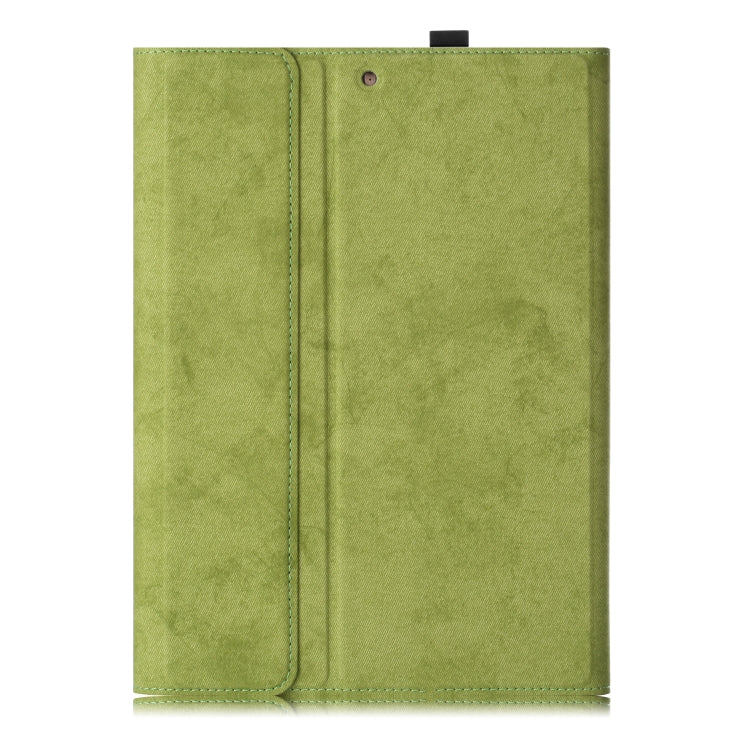 For iPad 10.2 Marble Cloth Texture Horizontal Flip Leather Tablet Case with Pen Slot & Holder & Keyboard