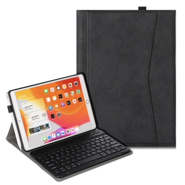 For iPad Pro 10.5 inch Marble Cloth Texture Horizontal Flip Leather Tablet Case with Pen Slot & Holder & Keyboard