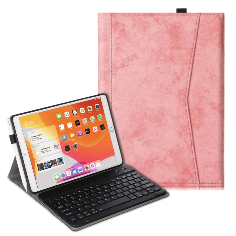 For iPad Pro 10.5 inch Marble Cloth Texture Horizontal Flip Leather Tablet Case with Pen Slot & Holder & Keyboard