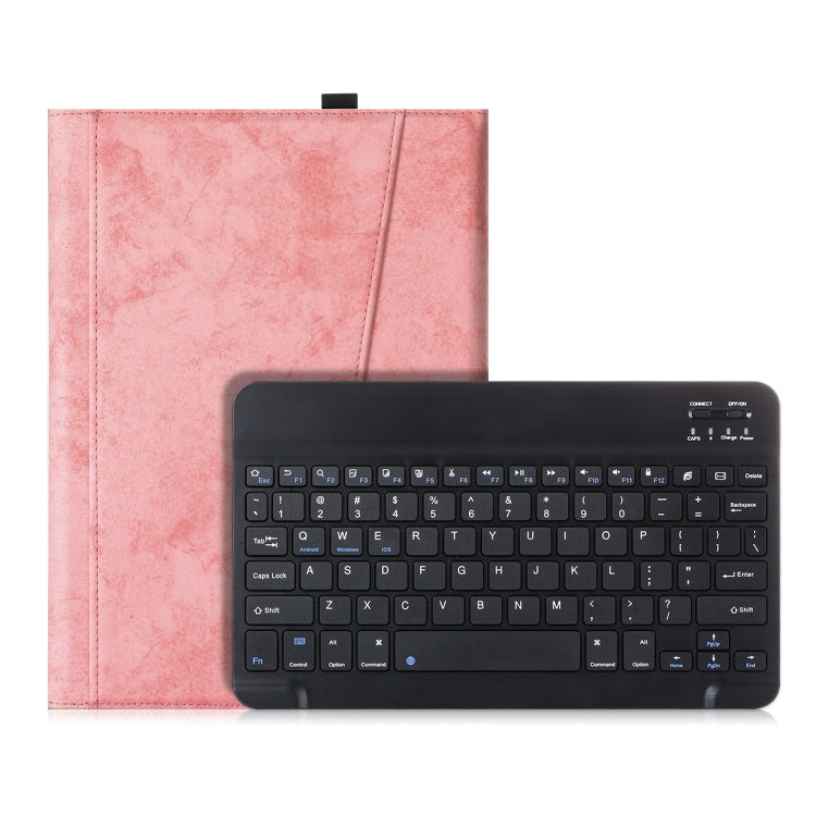 For iPad Pro 10.5 inch Marble Cloth Texture Horizontal Flip Leather Tablet Case with Pen Slot & Holder & Keyboard