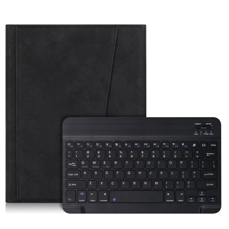 For iPad Pro 11 (2020) Marble Cloth Texture Horizontal Flip Leather Tablet Case with Pen Slot & Holder & Keyboard