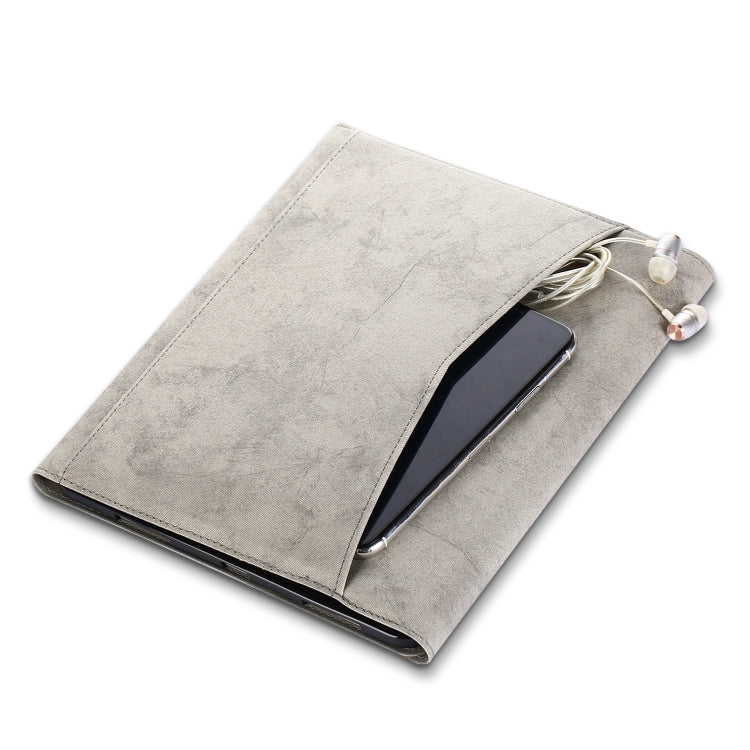 For iPad Pro 11 (2020) Marble Cloth Texture Horizontal Flip Leather Tablet Case with Pen Slot & Holder & Keyboard