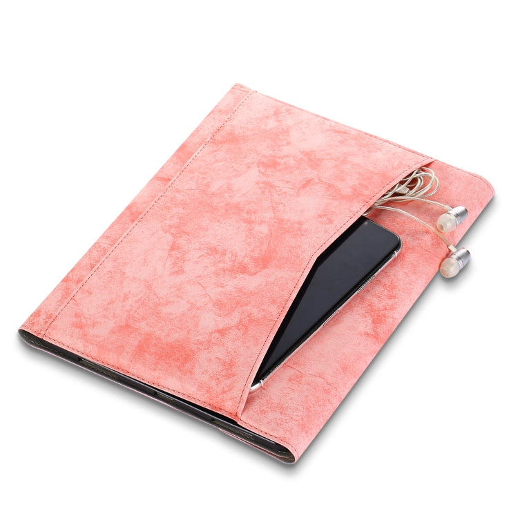 For iPad Pro 11 (2020) Marble Cloth Texture Horizontal Flip Leather Tablet Case with Pen Slot & Holder & Keyboard