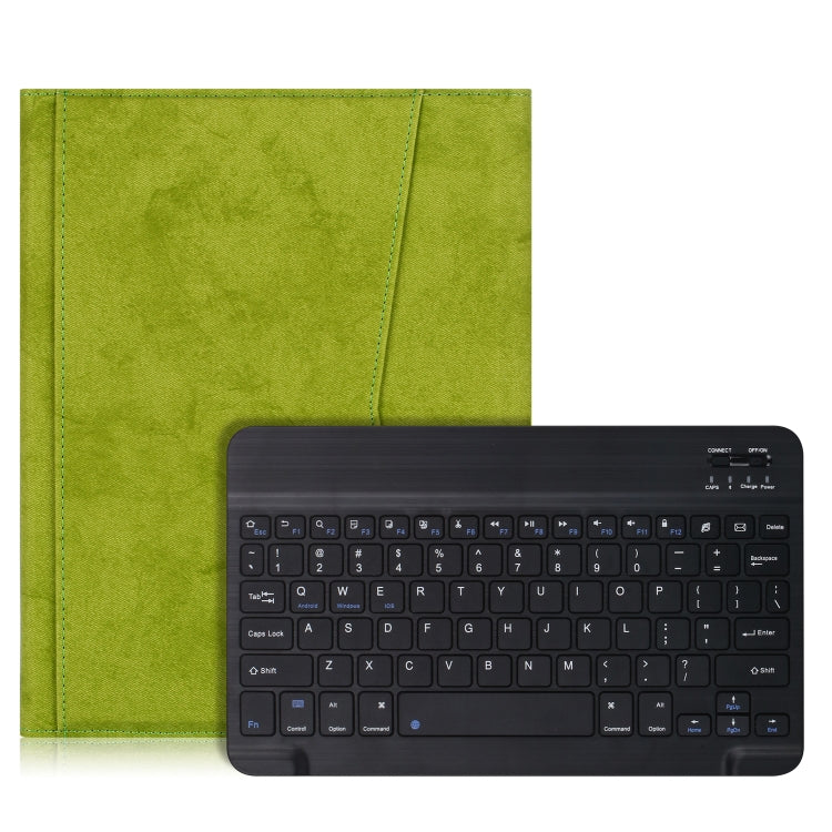 For iPad Pro 11 (2020) Marble Cloth Texture Horizontal Flip Leather Tablet Case with Pen Slot & Holder & Keyboard