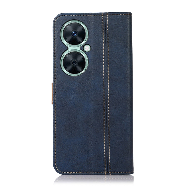 For Huawei Nova 11i / Enjoy 60 Pro Stitching Thread Calf Texture Leather Phone Case