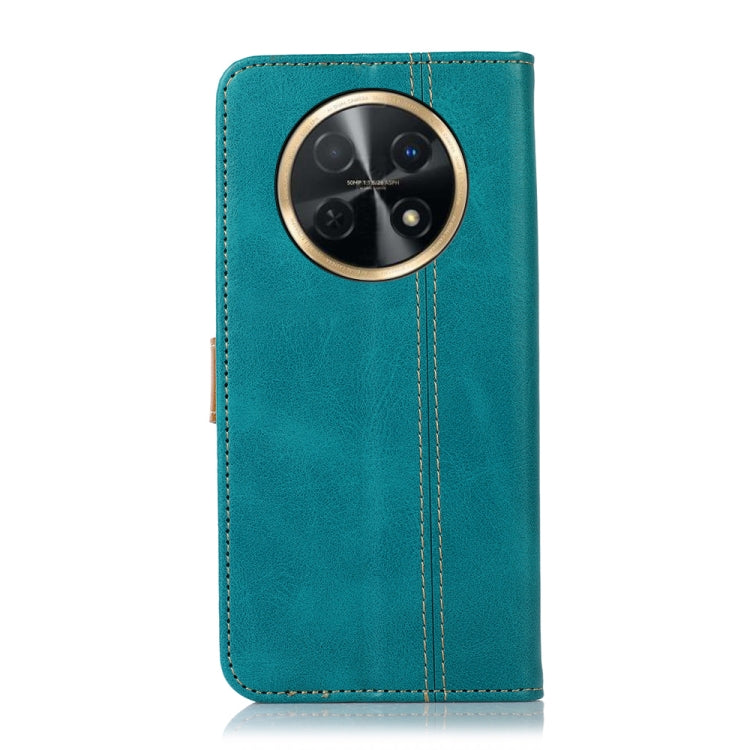 For Huawei Nova Y91 4G / Enjoy 60X Stitching Thread Calf Texture Leather Phone Case