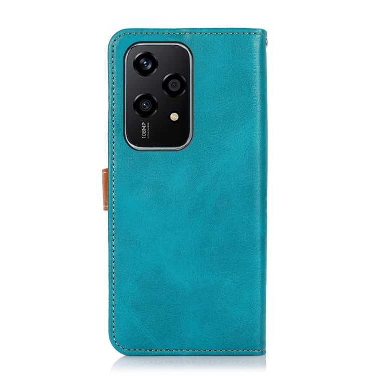 For Honor 200 Lite Global KHAZNEH Dual-color Cowhide Texture Flip Leather Phone Case