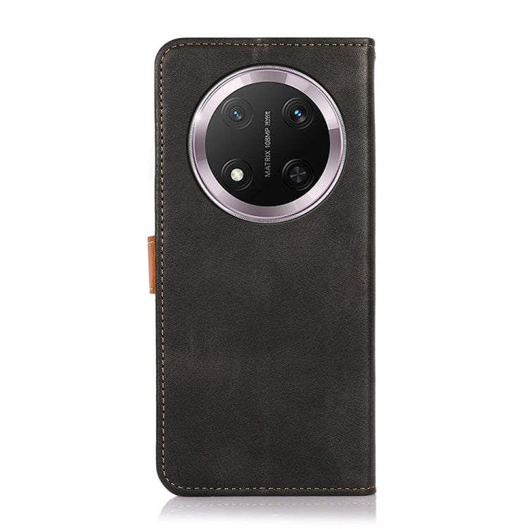 For Honor X9C 5G Global KHAZNEH Dual-color Cowhide Texture Flip Leather Phone Case
