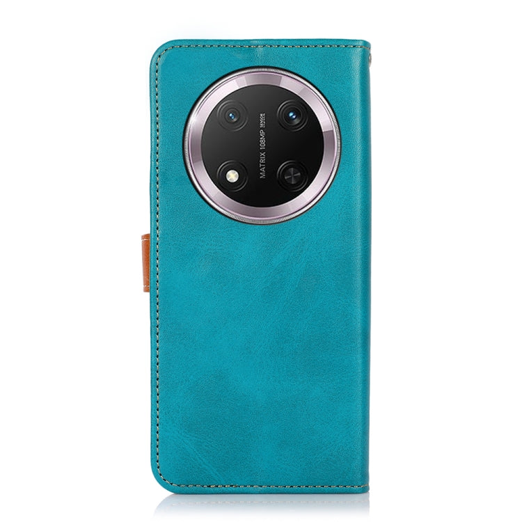 For Honor X9C 5G Global KHAZNEH Dual-color Cowhide Texture Flip Leather Phone Case