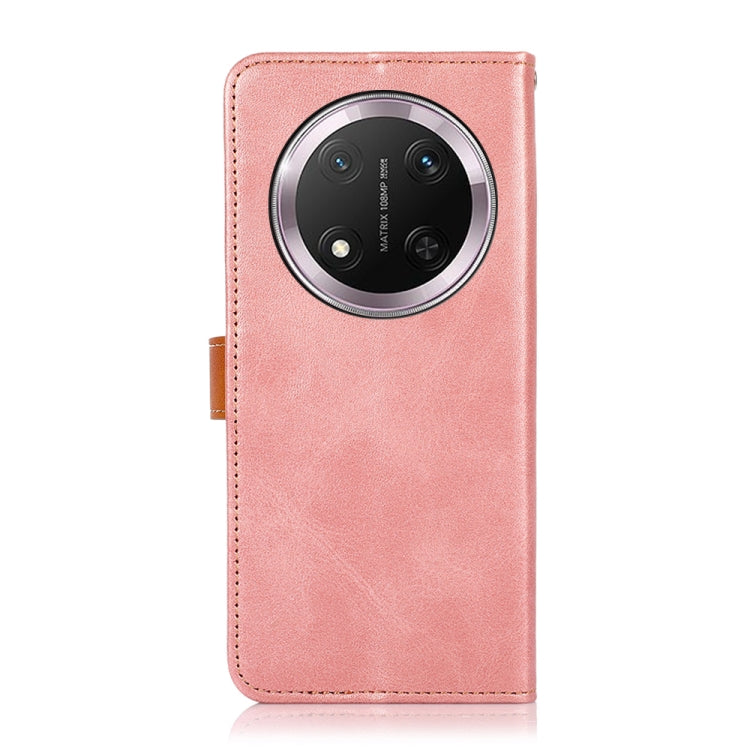 For Honor X9C 5G Global KHAZNEH Dual-color Cowhide Texture Flip Leather Phone Case