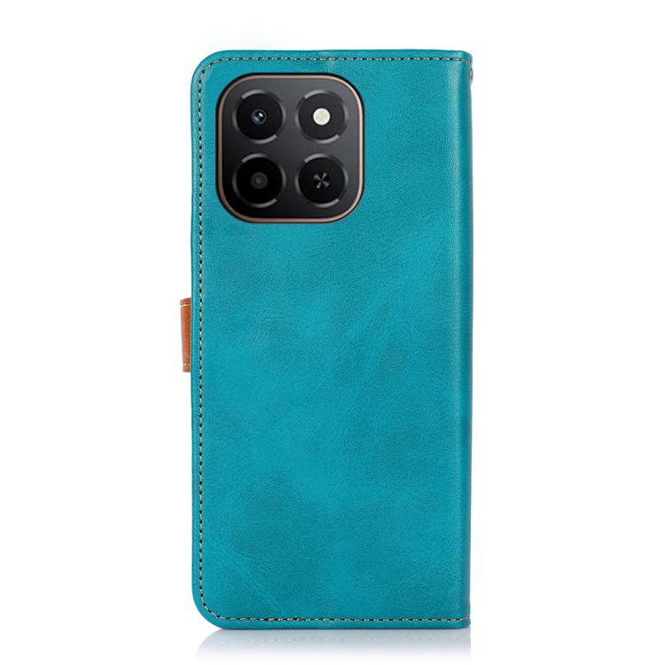 For Honor X6c 4G KHAZNEH Dual-color Cowhide Texture Flip Leather Phone Case