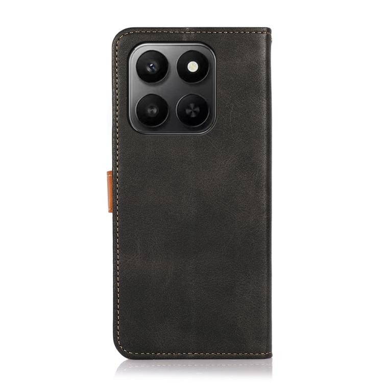 For Honor 400 Smart / X7d 5G Global KHAZNEH Dual-color Cowhide Texture Flip Leather Phone Case