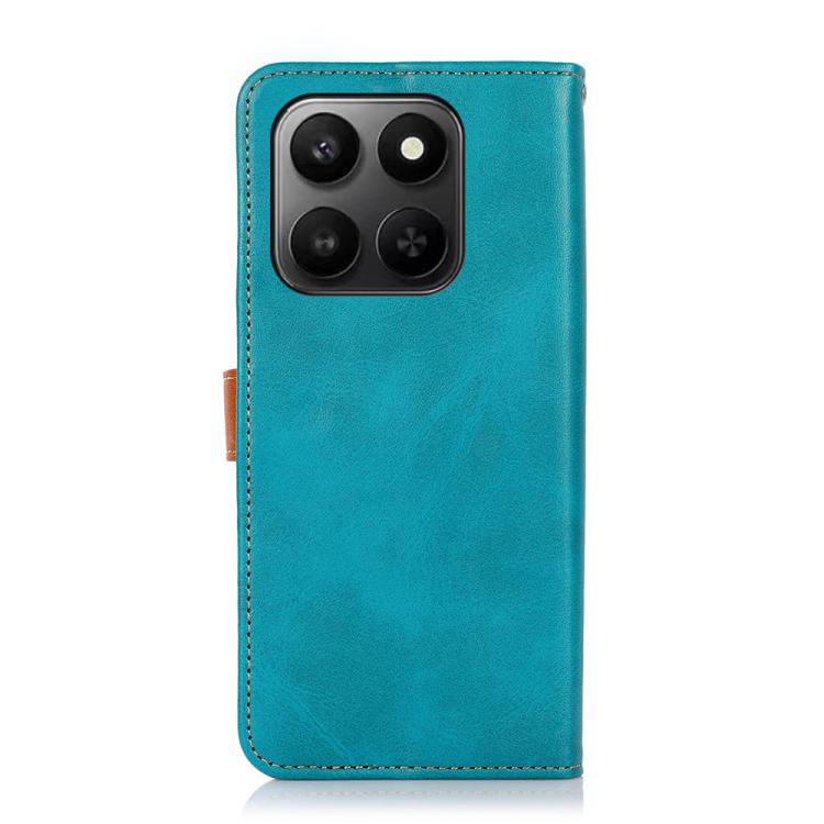For Honor 400 Smart / X7d 5G Global KHAZNEH Dual-color Cowhide Texture Flip Leather Phone Case