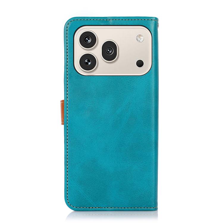 For Honor 600 / 600 Pro Global KHAZNEH Dual-color Cowhide Texture Flip Leather Phone Case
