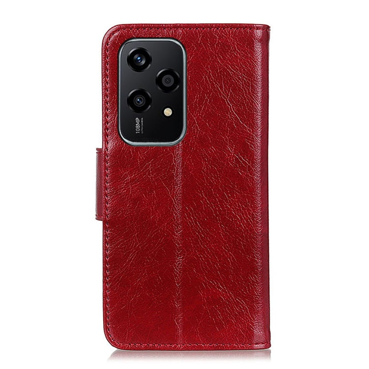 For Honor 200 Lite Global Nappa Texture Flip Leather Phone Case