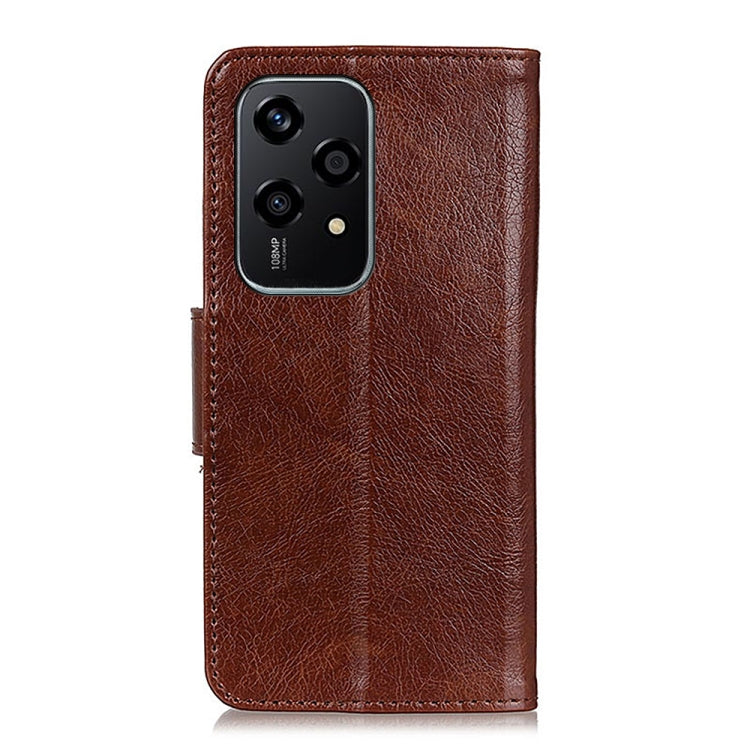 For Honor 200 Lite Global Nappa Texture Flip Leather Phone Case