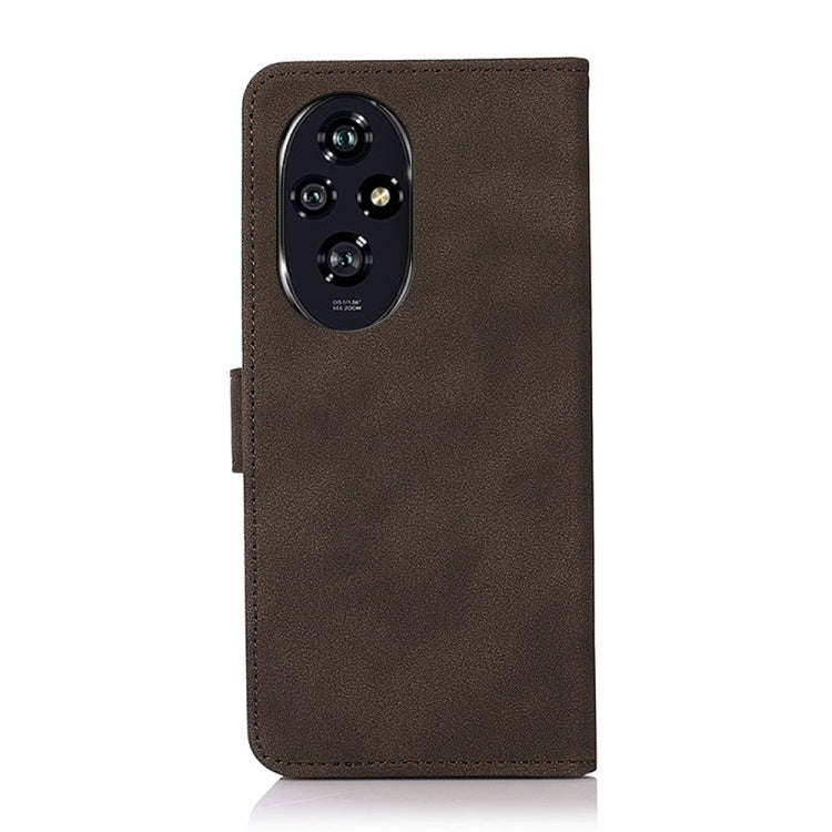 For Honor 200 KHAZNEH Matte Texture Leather Phone Case