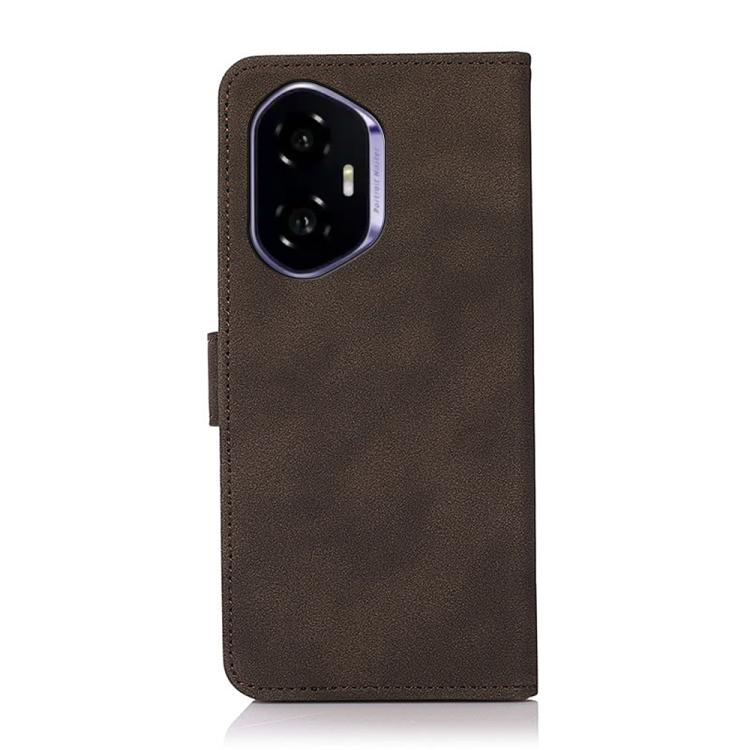 For Honor 400 Global 156.5mm KHAZNEH Matte Texture Leather Phone Case