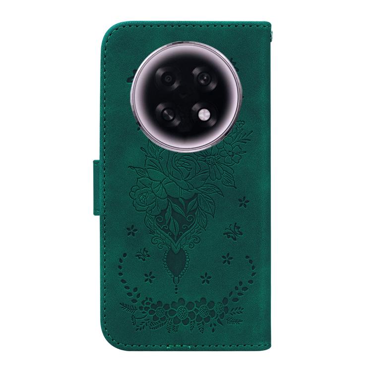 For OPPO A6 GT 5G Butterfly Rose Embossed Leather Phone Case