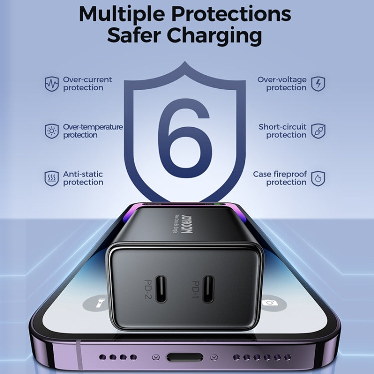 JOYROOM TCF09 40W Dual USB-C / Type-C 2PD Mini Intelligent Fast Charger