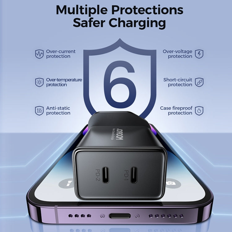 JOYROOM TCF09 40W Dual USB-C / Type-C 2PD Mini Intelligent Fast Charger