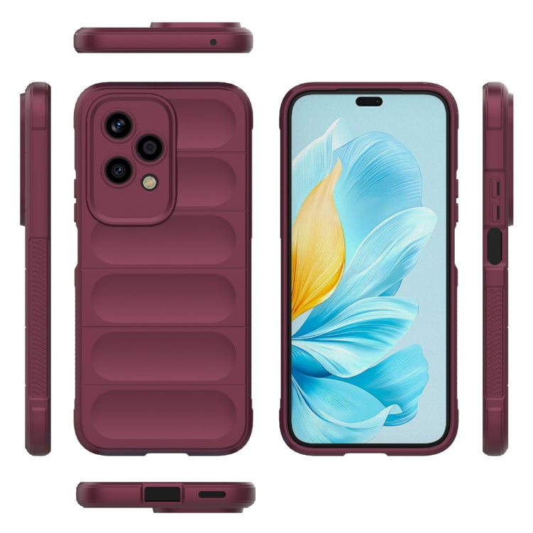 For Honor 200 Lite Global Magic Shield TPU + Flannel Phone Case