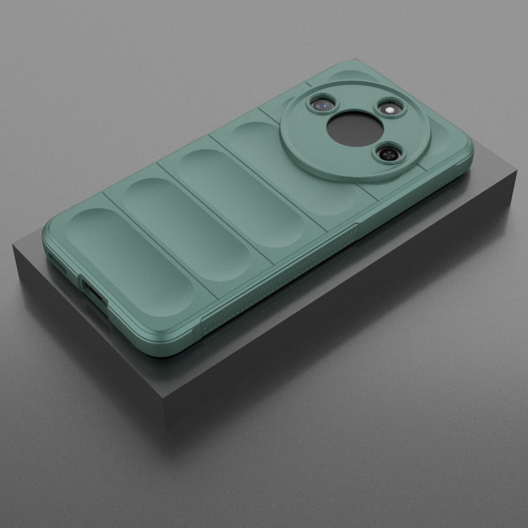 For Honor X60 5G Magic Shield TPU + Flannel Phone Case