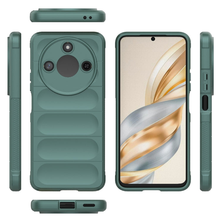 For Honor X60 5G Magic Shield TPU + Flannel Phone Case