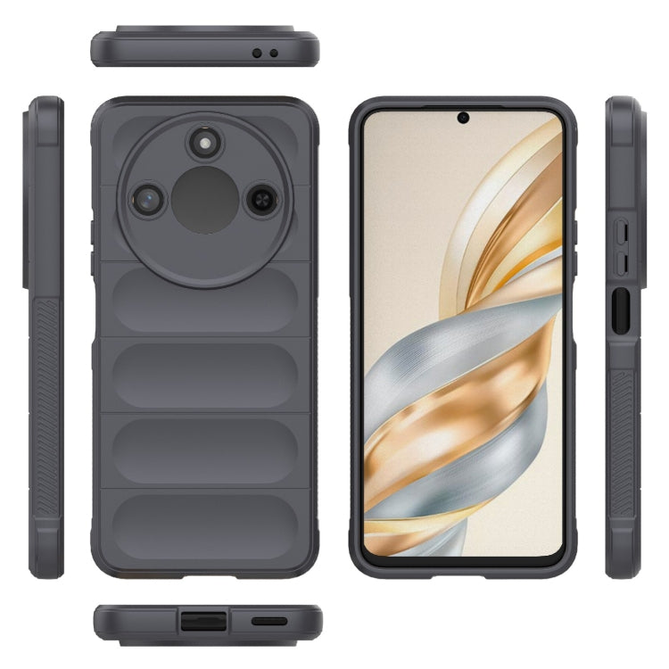 For Honor X60 5G Magic Shield TPU + Flannel Phone Case