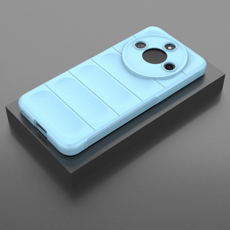 For Honor X60 5G Magic Shield TPU + Flannel Phone Case