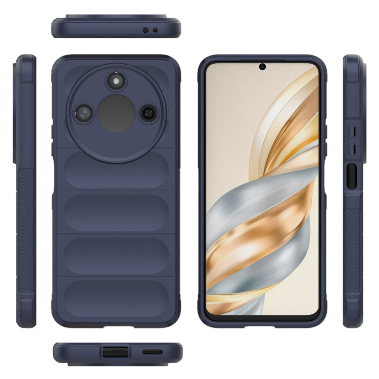 For Honor X60 5G Magic Shield TPU + Flannel Phone Case