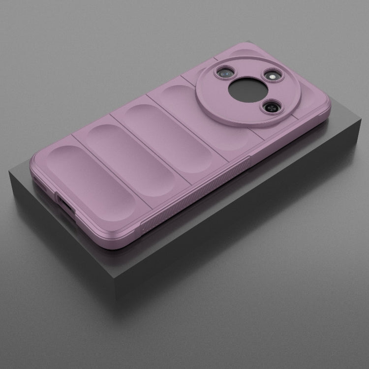 For Honor X60 5G Magic Shield TPU + Flannel Phone Case