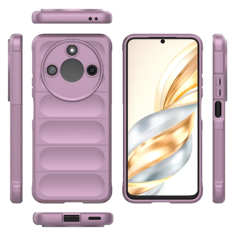 For Honor X60 5G Magic Shield TPU + Flannel Phone Case