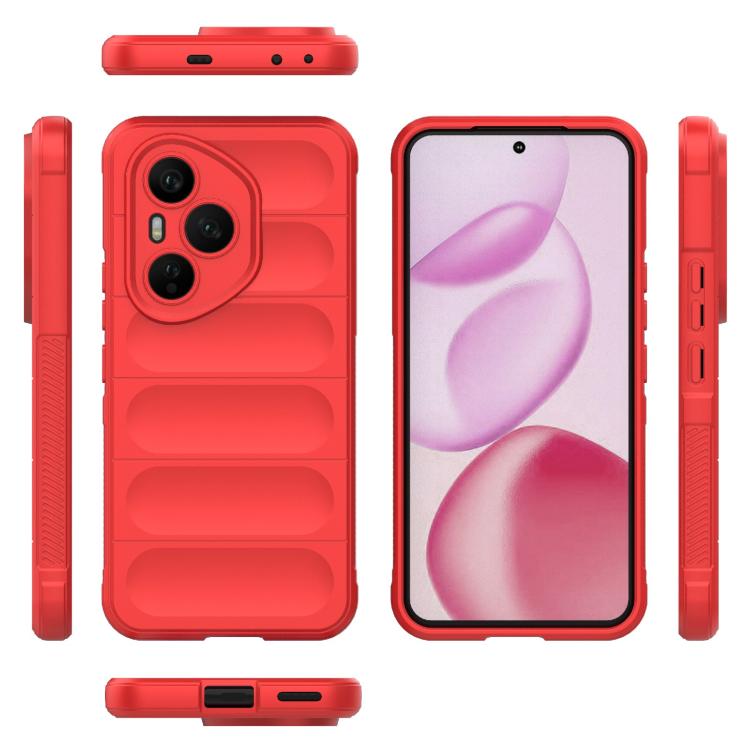 For Honor 400 Pro 5G Global 160.8mm Magic Shield TPU + Flannel Phone Case