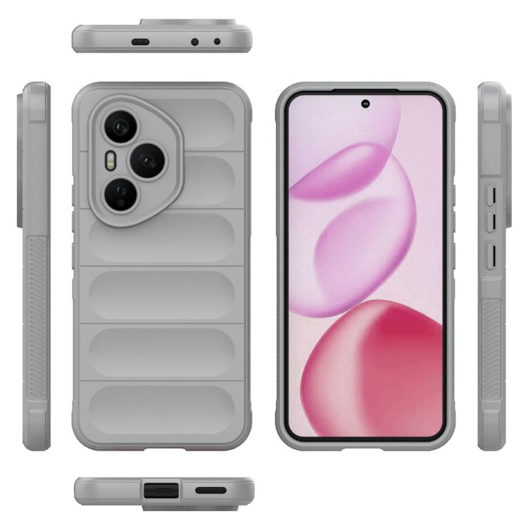 For Honor 400 Pro 5G Global 160.8mm Magic Shield TPU + Flannel Phone Case