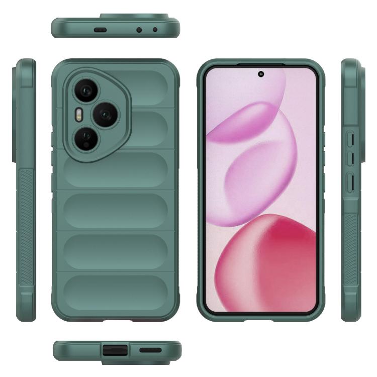 For Honor 400 Pro 5G Global 160.8mm Magic Shield TPU + Flannel Phone Case
