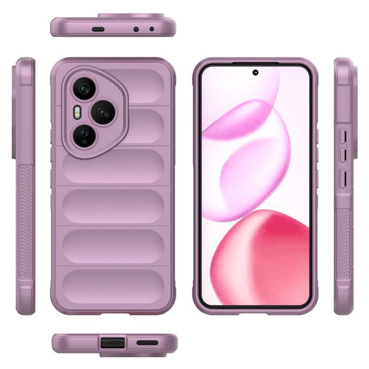 For Honor 400 Pro 5G Global 160.8mm Magic Shield TPU + Flannel Phone Case
