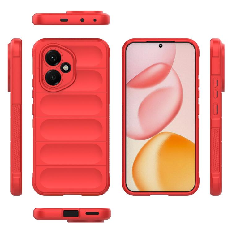 For Honor 400 Global 156.5mm Magic Shield TPU + Flannel Phone Case