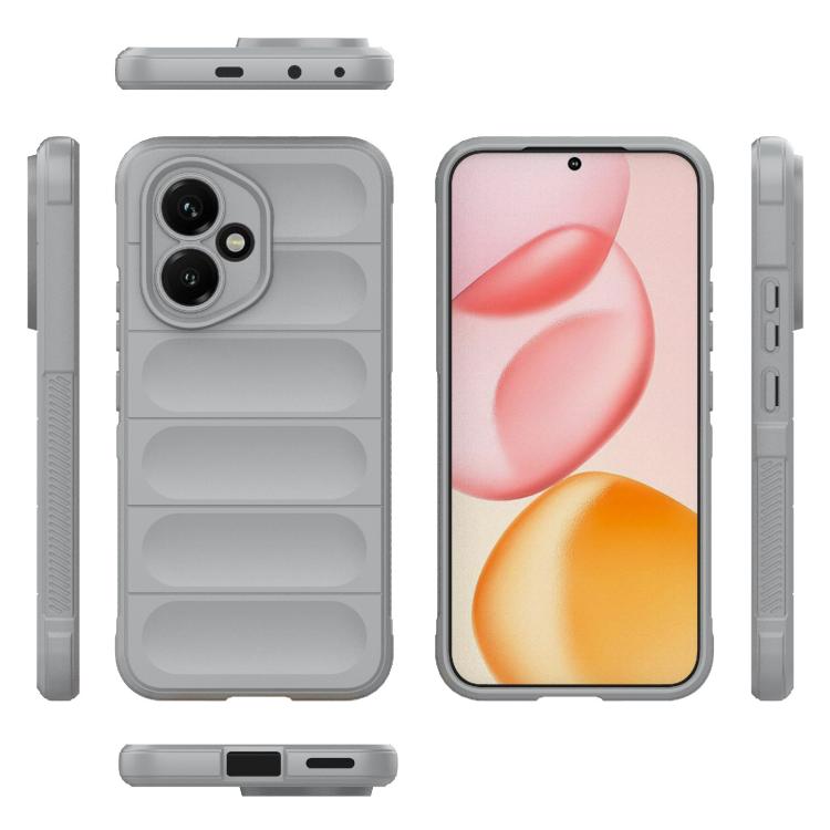 For Honor 400 Global 156.5mm Magic Shield TPU + Flannel Phone Case