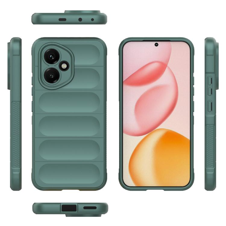 For Honor 400 Global 156.5mm Magic Shield TPU + Flannel Phone Case