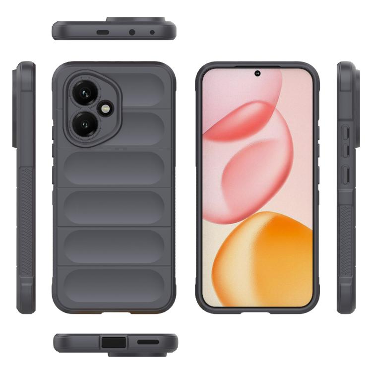 For Honor 400 Global 156.5mm Magic Shield TPU + Flannel Phone Case