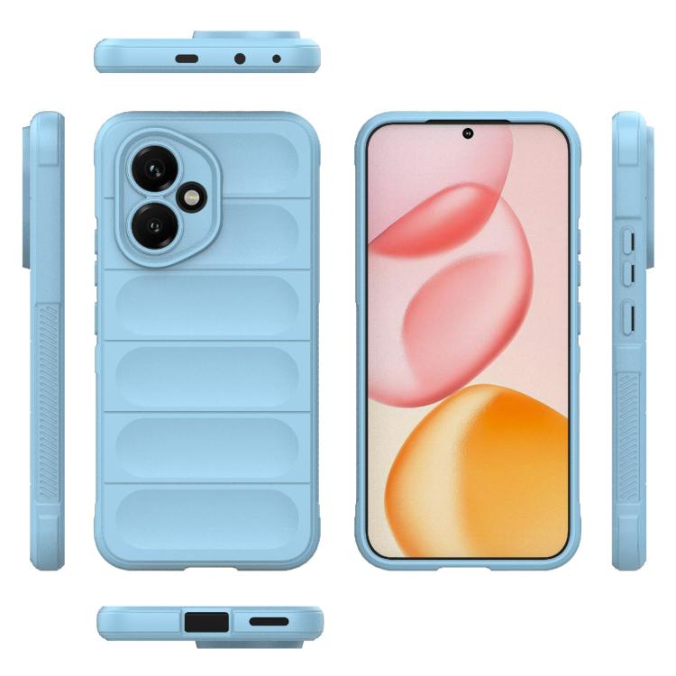 For Honor 400 Global 156.5mm Magic Shield TPU + Flannel Phone Case