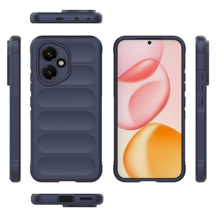 For Honor 400 Global 156.5mm Magic Shield TPU + Flannel Phone Case