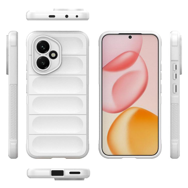 For Honor 400 Global 156.5mm Magic Shield TPU + Flannel Phone Case