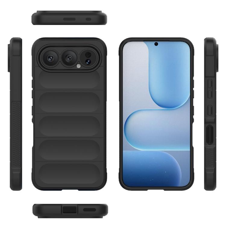 For Honor 500 Pro Global 155.8mm Magic Shield TPU + Flannel Phone Case