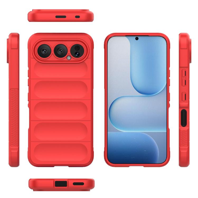 For Honor 500 Pro Global 155.8mm Magic Shield TPU + Flannel Phone Case