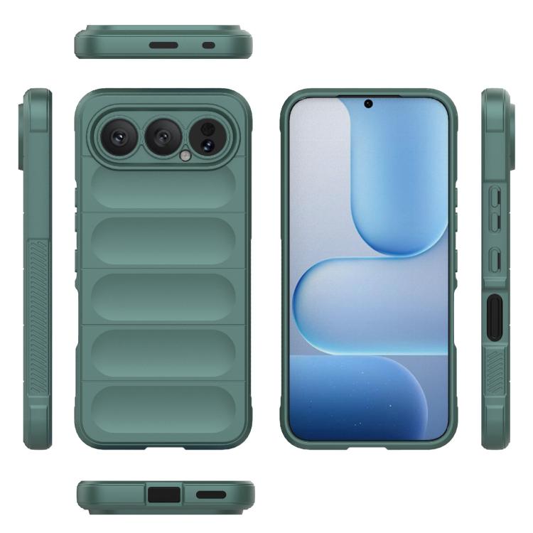 For Honor 500 Pro Global 155.8mm Magic Shield TPU + Flannel Phone Case