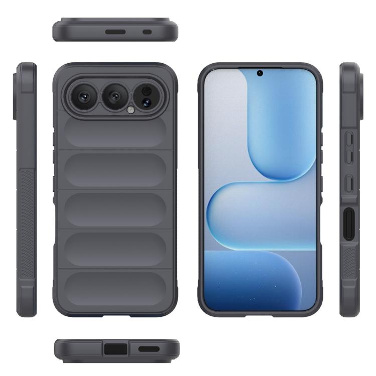 For Honor 500 Pro Global 155.8mm Magic Shield TPU + Flannel Phone Case